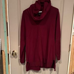 unworn burgundy tunic